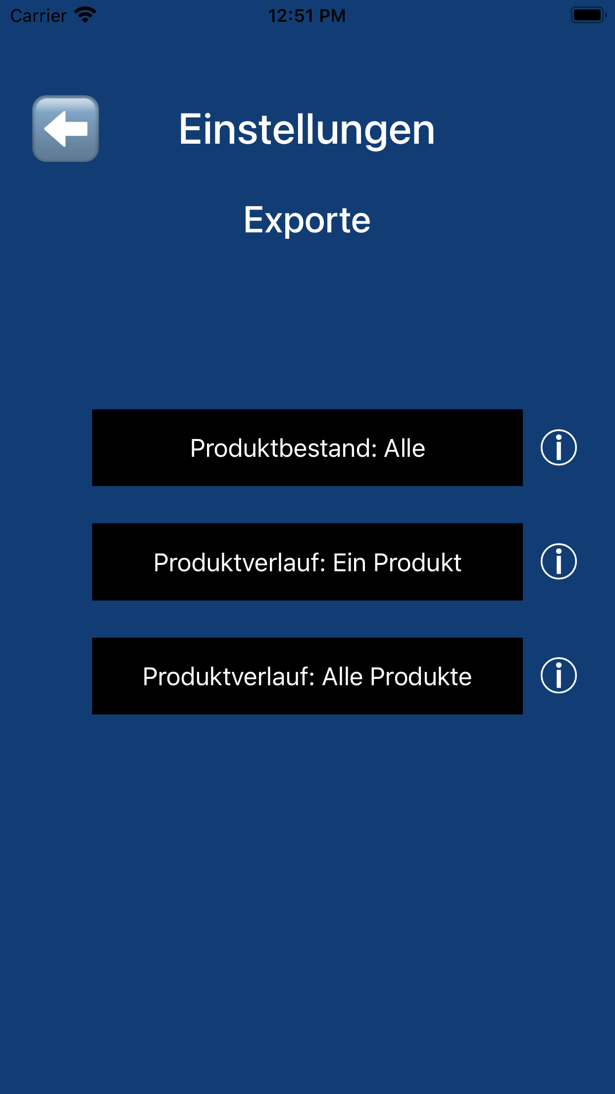 Produkte exportieren
